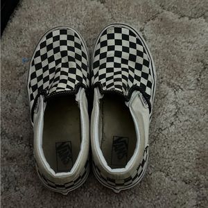 Checkered vans sz 3